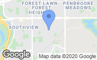 Map of Dover, AB